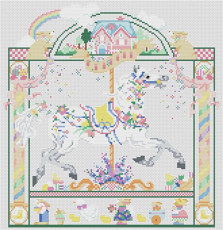 (image for) Eggstra Special April Carousel Horse
